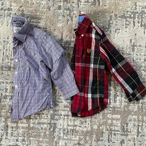 ⭐️ SALE TODAY | 2 boys button down shirts